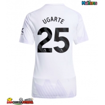 Camisa de Futebol Manchester United Manuel Ugarte #25 Equipamento Secundário Mulheres 2025-26 Manga Curta